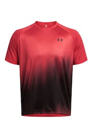 Under Armour Red Tech Fade Short Sleeve T-Shirt - Image 3 of 4
