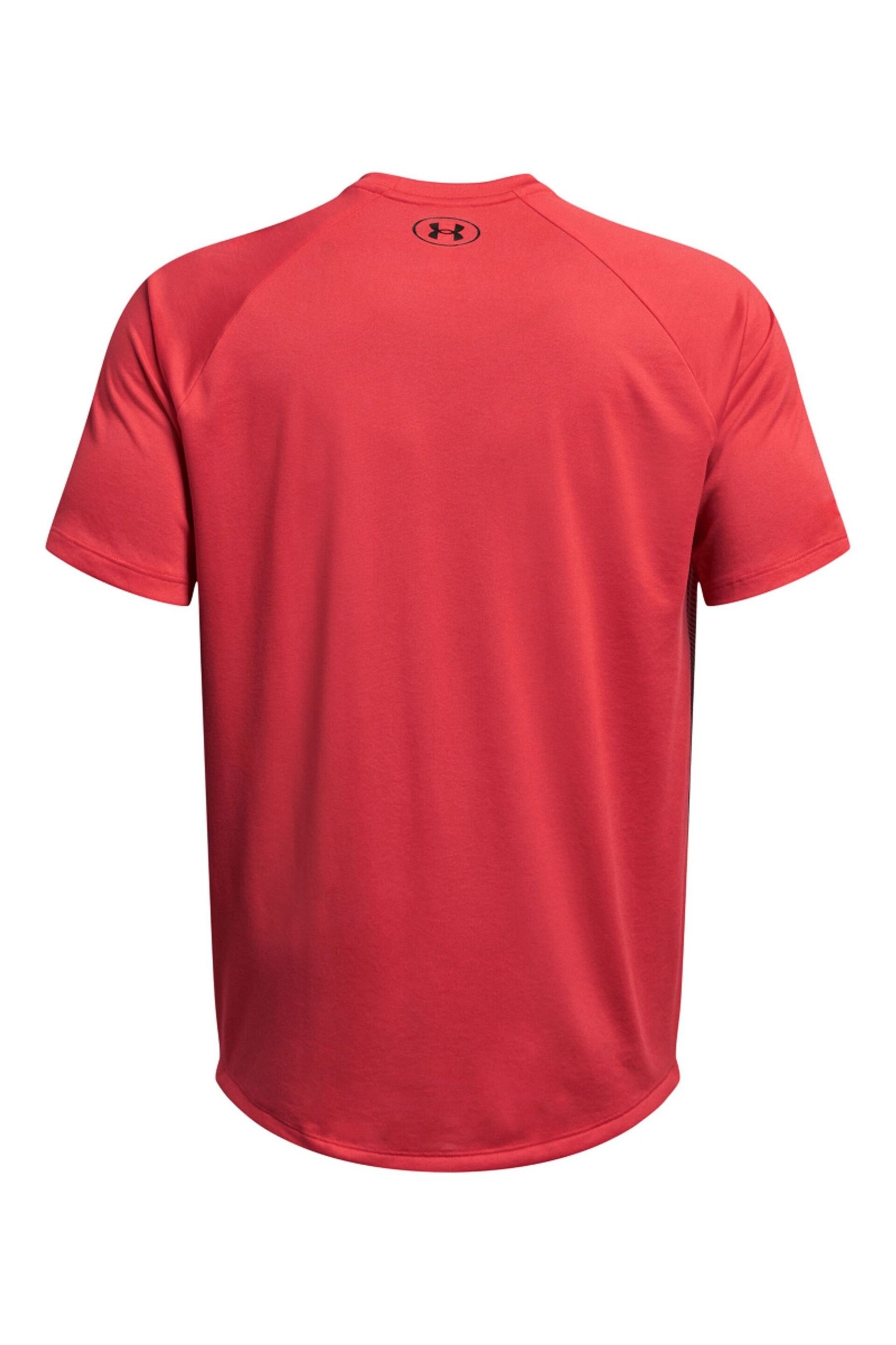 Under Armour Red Tech Fade Short Sleeve T-Shirt - Image 4 of 4