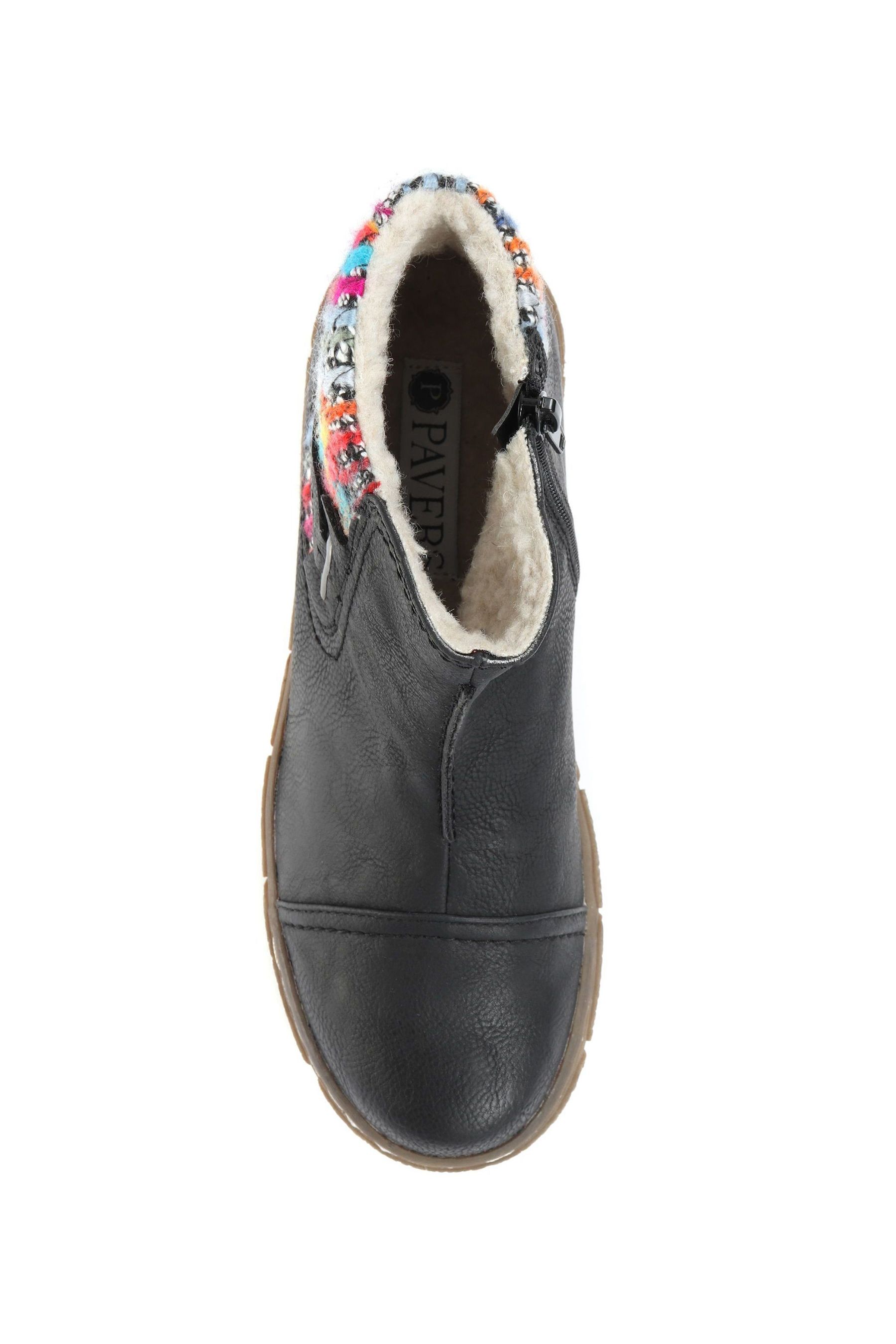 Pavers ladies boots wide sales fit
