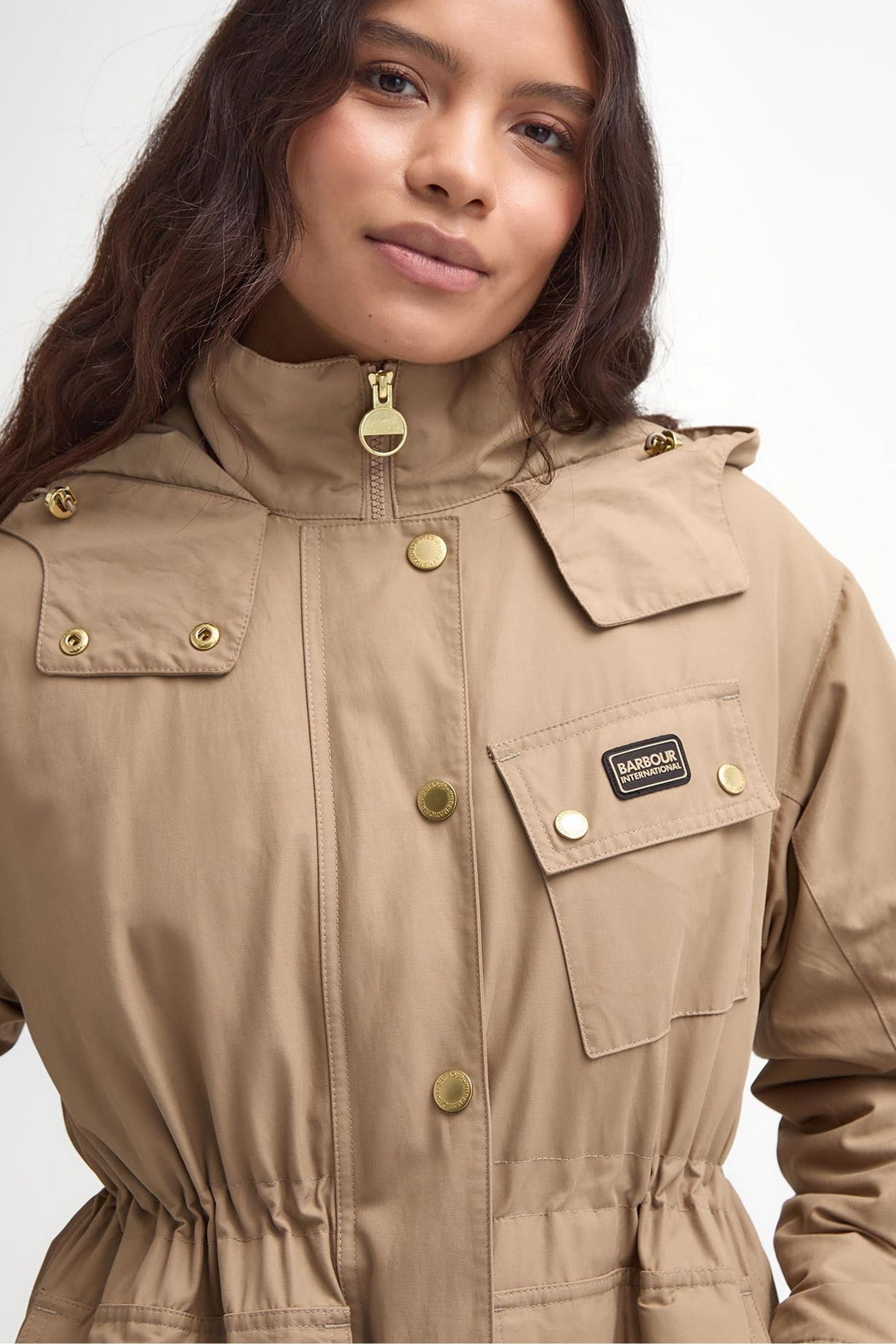 Barbour longline jacket store