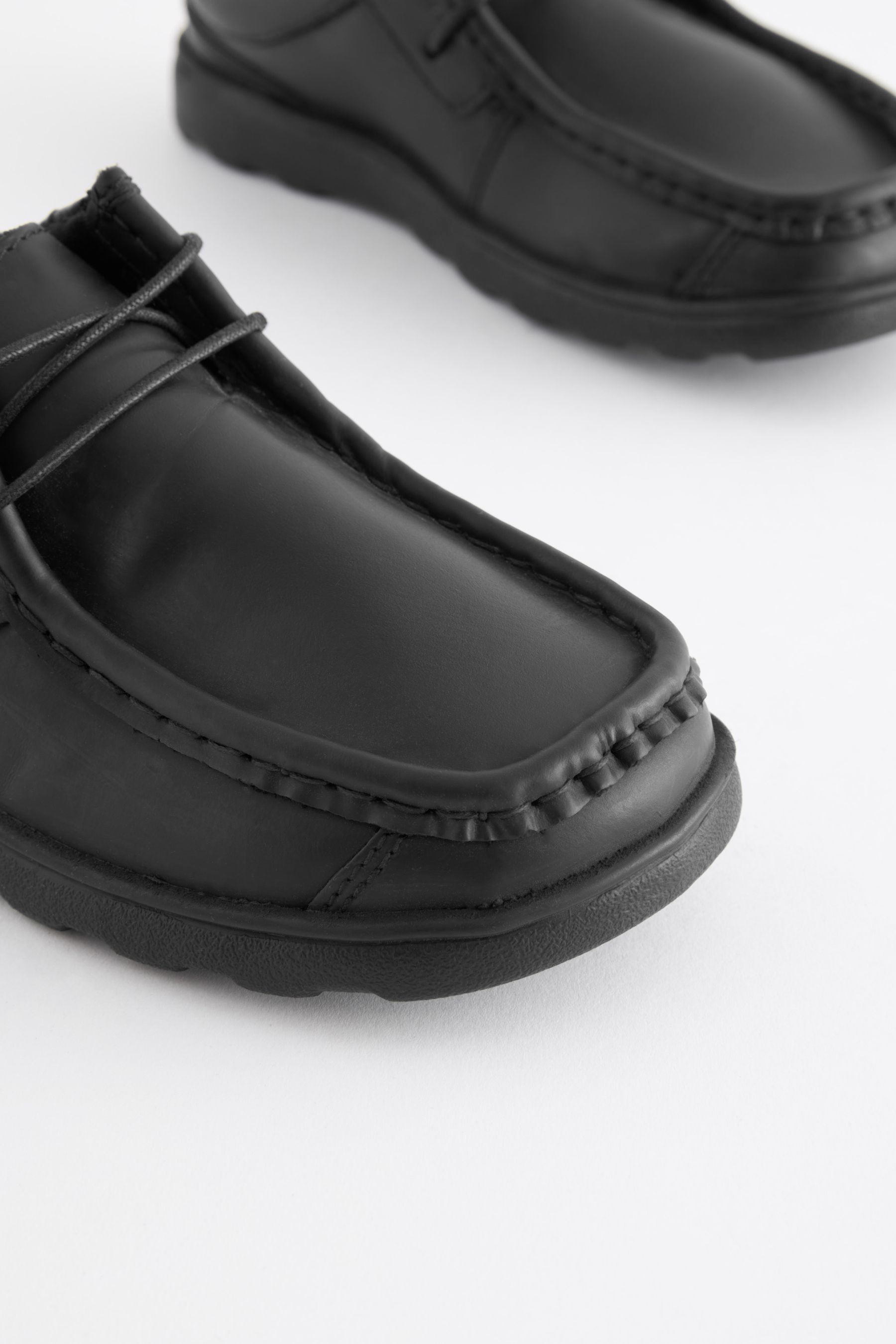 Buy Black School Leather Lace Up Shoes from Next Canada
