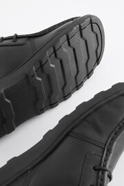 Black School Leather Lace-Up Shoes - Image 3 of 8