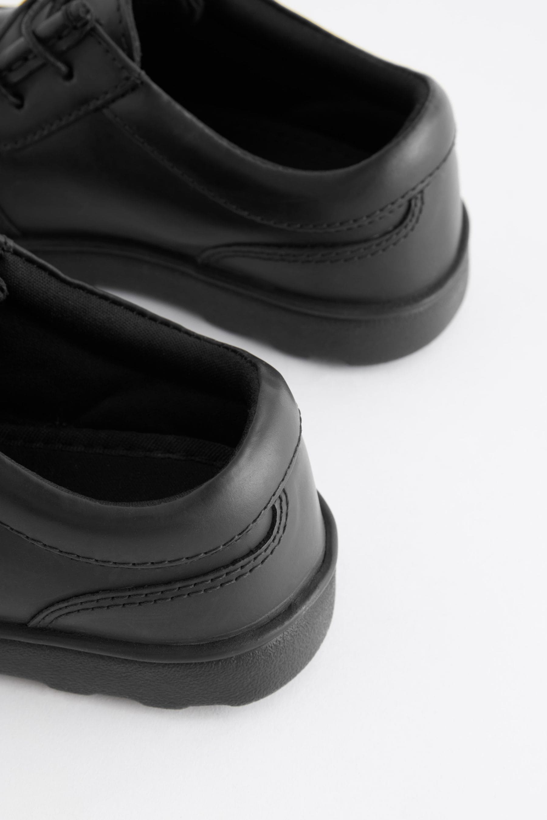 Buy Black School Leather Lace Up Shoes from Next Canada