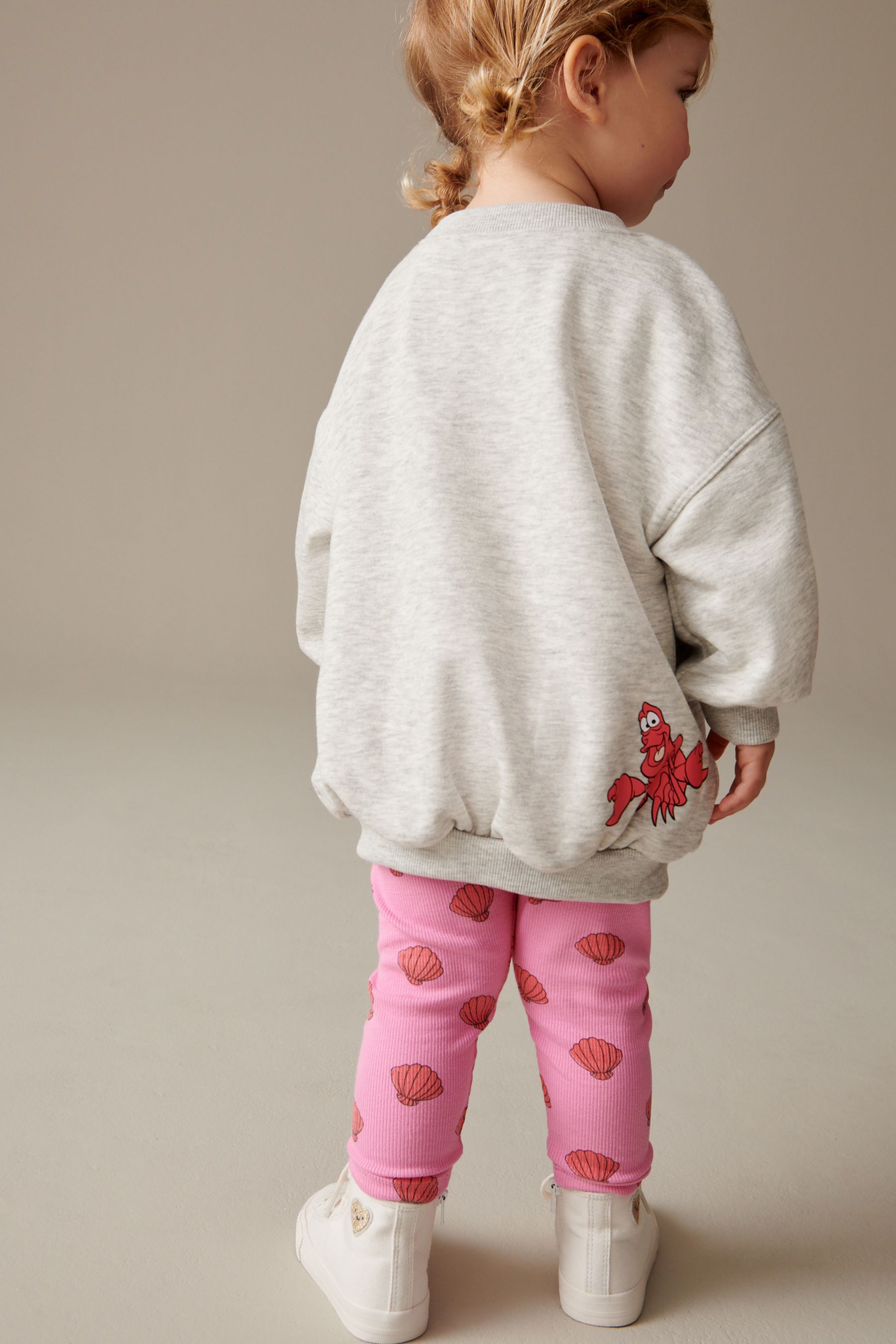 Buy Grey Disney Little Mermaid Ariel Jumper and Leggings Set 3mths 7yrs from Next Australia