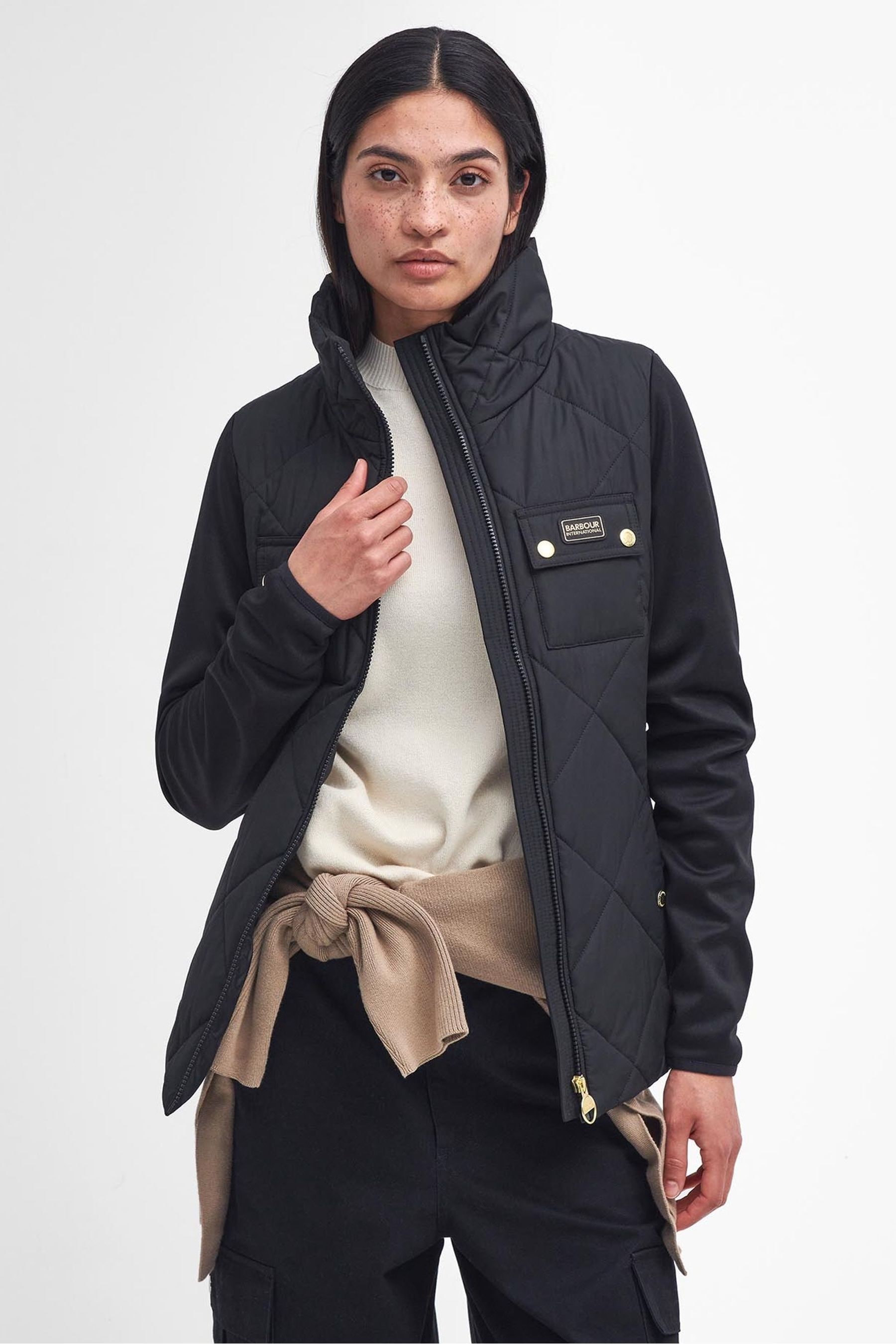 Barbour jersey jacket sales