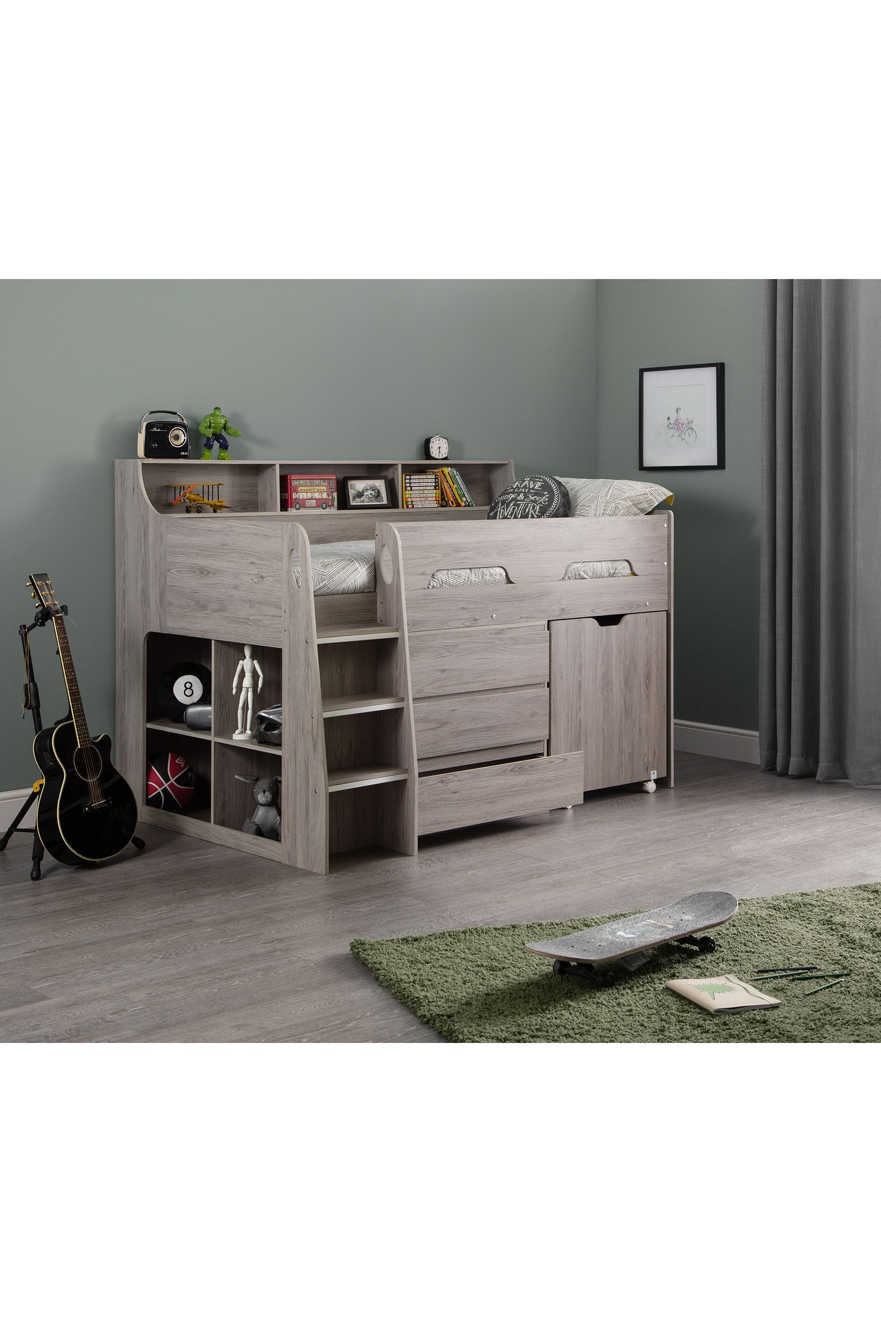 Oak hot sale mid sleeper