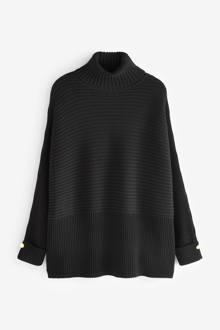 Barbour® International Roberta Chunky Knit Black Jumper - Image 1 of 1