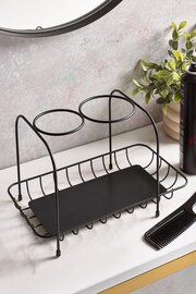 Black Hairdryer and Straighteners Storage Stand - Image 2 of 3