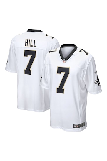 Buy Nike White New Orleans Saints Game Road Jersey - Taysom Hill