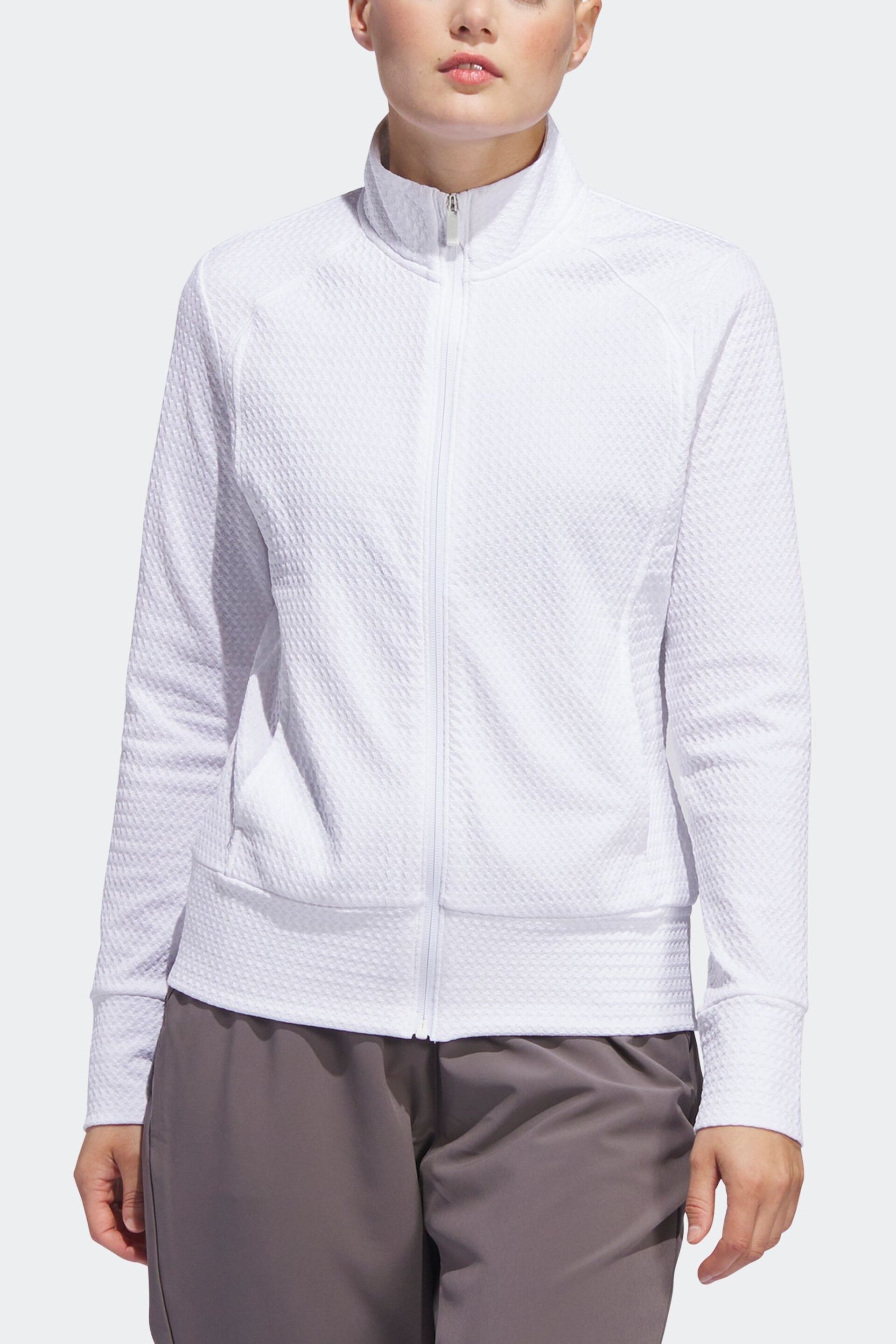 adidas Golf Womens Ultimate365 Textured Jacket - Image 1 of 6