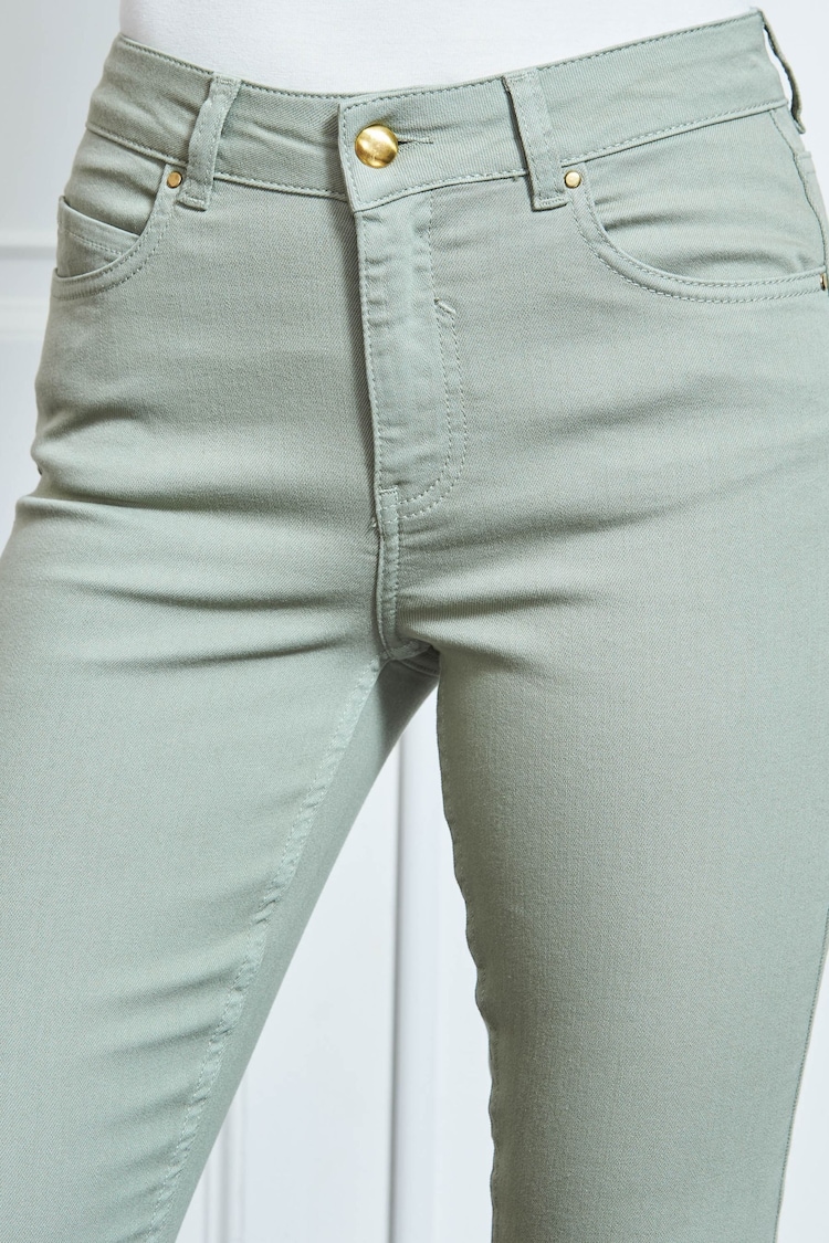 Sosandar Green Perfect Skinny Jeans - Image 2 of 5