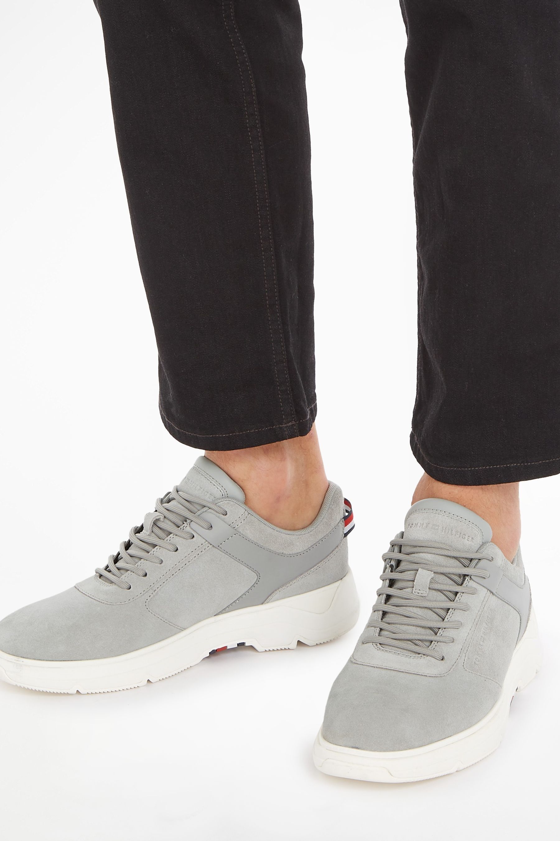 Tommy hilfiger silver shoes on sale