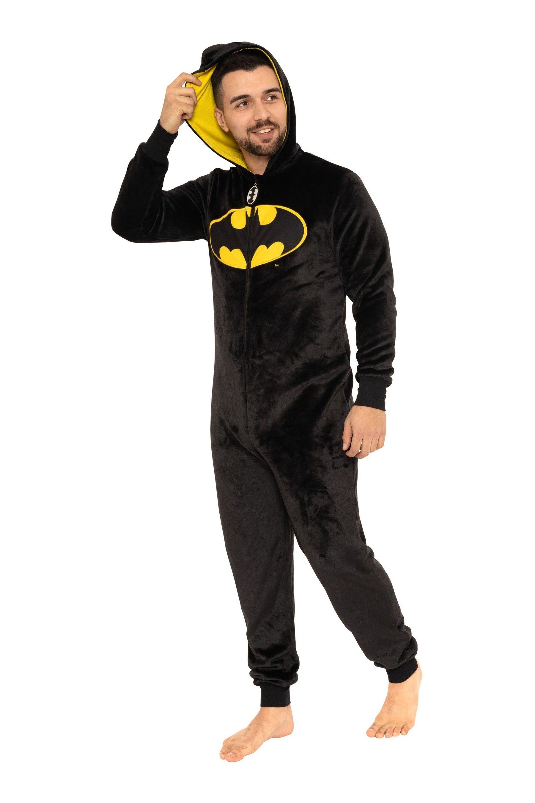 All black onesie mens top