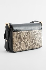 Snake Print Embossed Logo Cross-Body Bag - Image 6 of 10