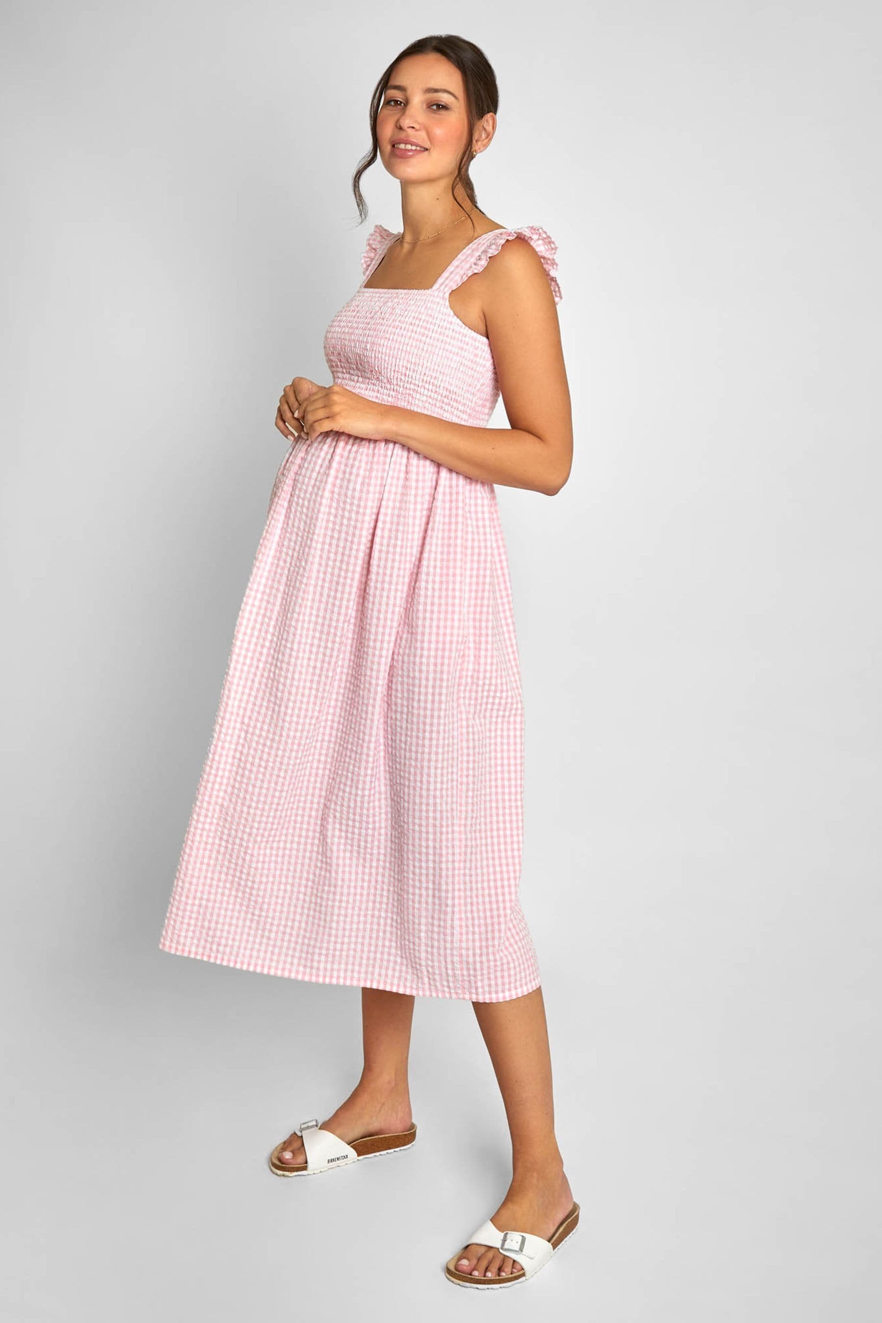 Pink gingham sundress 2025