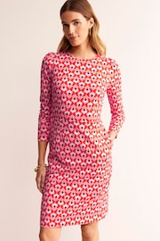 Boden Red Penelope Jersey Dress - Image 1 of 5