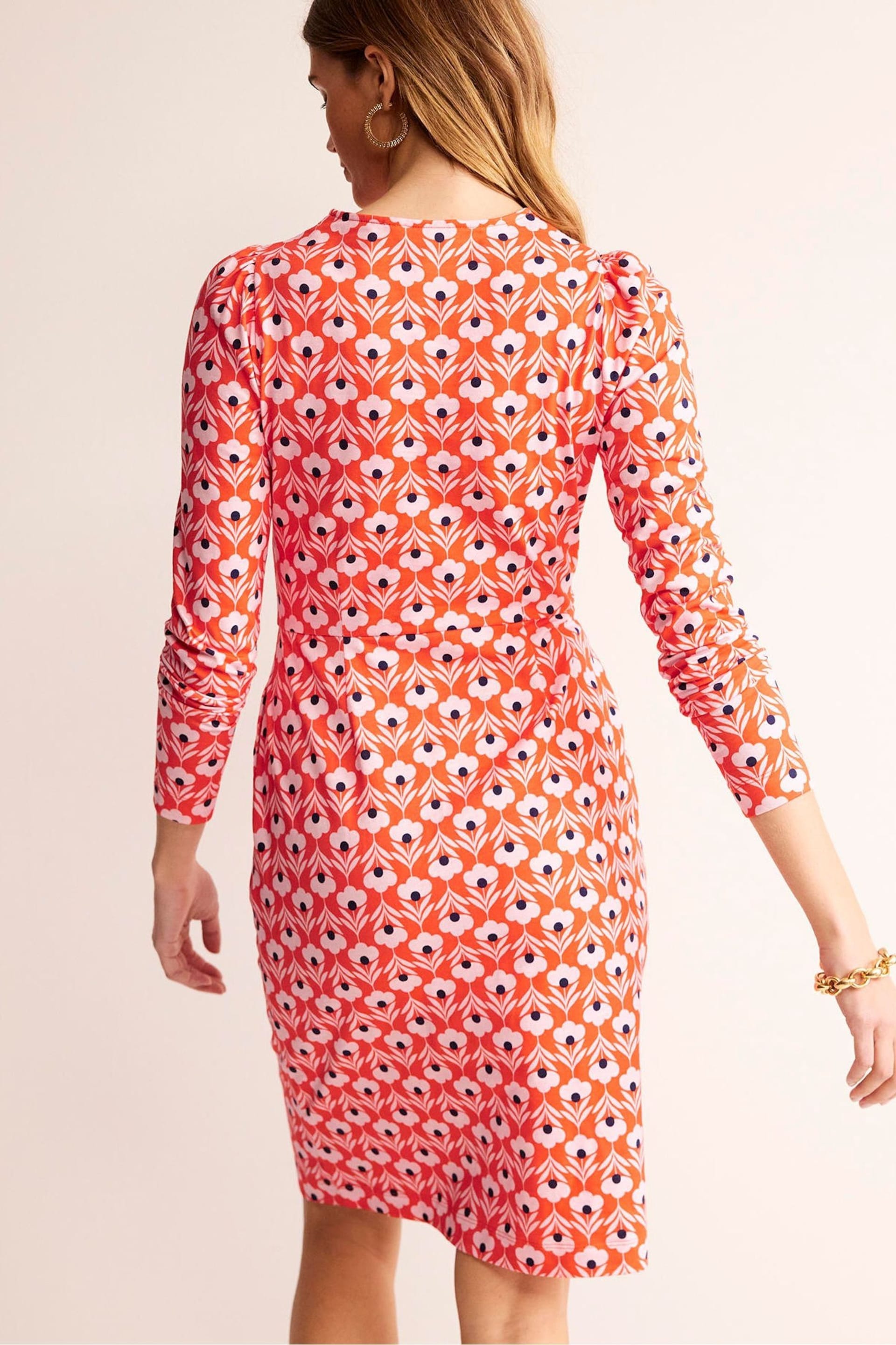 Boden Red Penelope Jersey Dress - Image 2 of 5