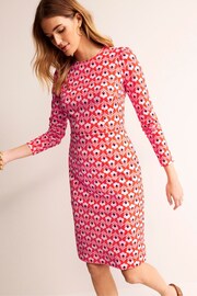 Boden Red Penelope Jersey Dress - Image 3 of 5