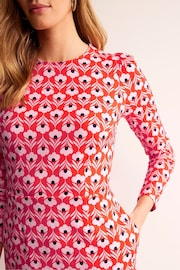 Boden Red Penelope Jersey Dress - Image 4 of 5