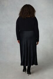 Live Unlimited Curve Bias Cut Black Skirt - Image 2 of 4
