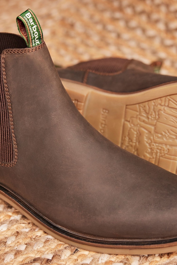 Barbour® Choco Brown Farsley Chelsea Boots - Image 2 of 3