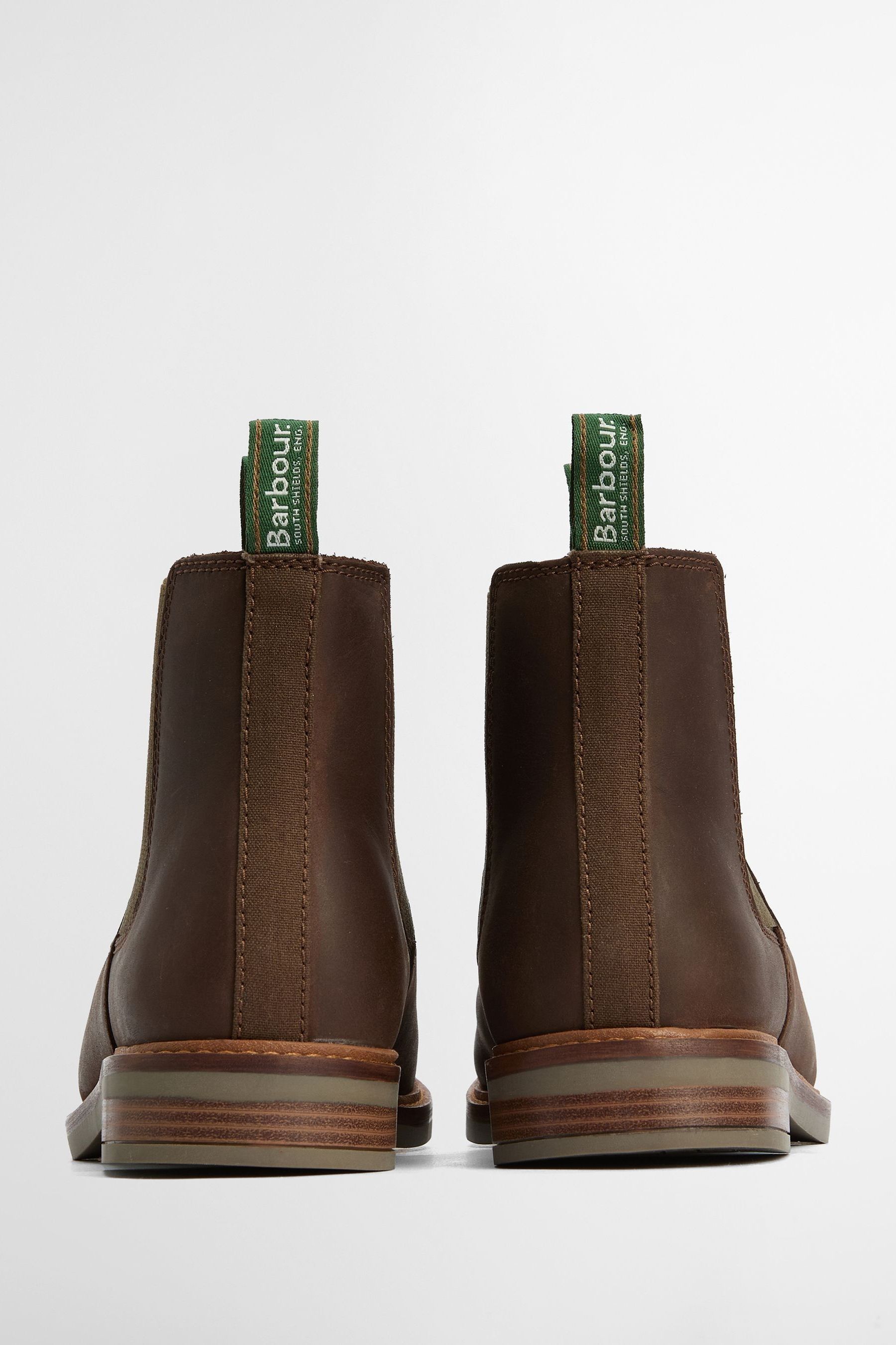 Buy Barbour Choco Brown Farsley Chelsea Boots from the Next UK online shop