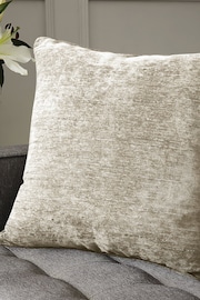 Hyperion Cream Selene Luxury Chenille Piped Cushion - Image 1 of 4
