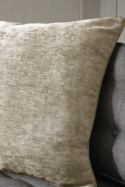 Hyperion Cream Selene Luxury Chenille Piped Cushion - Image 2 of 4