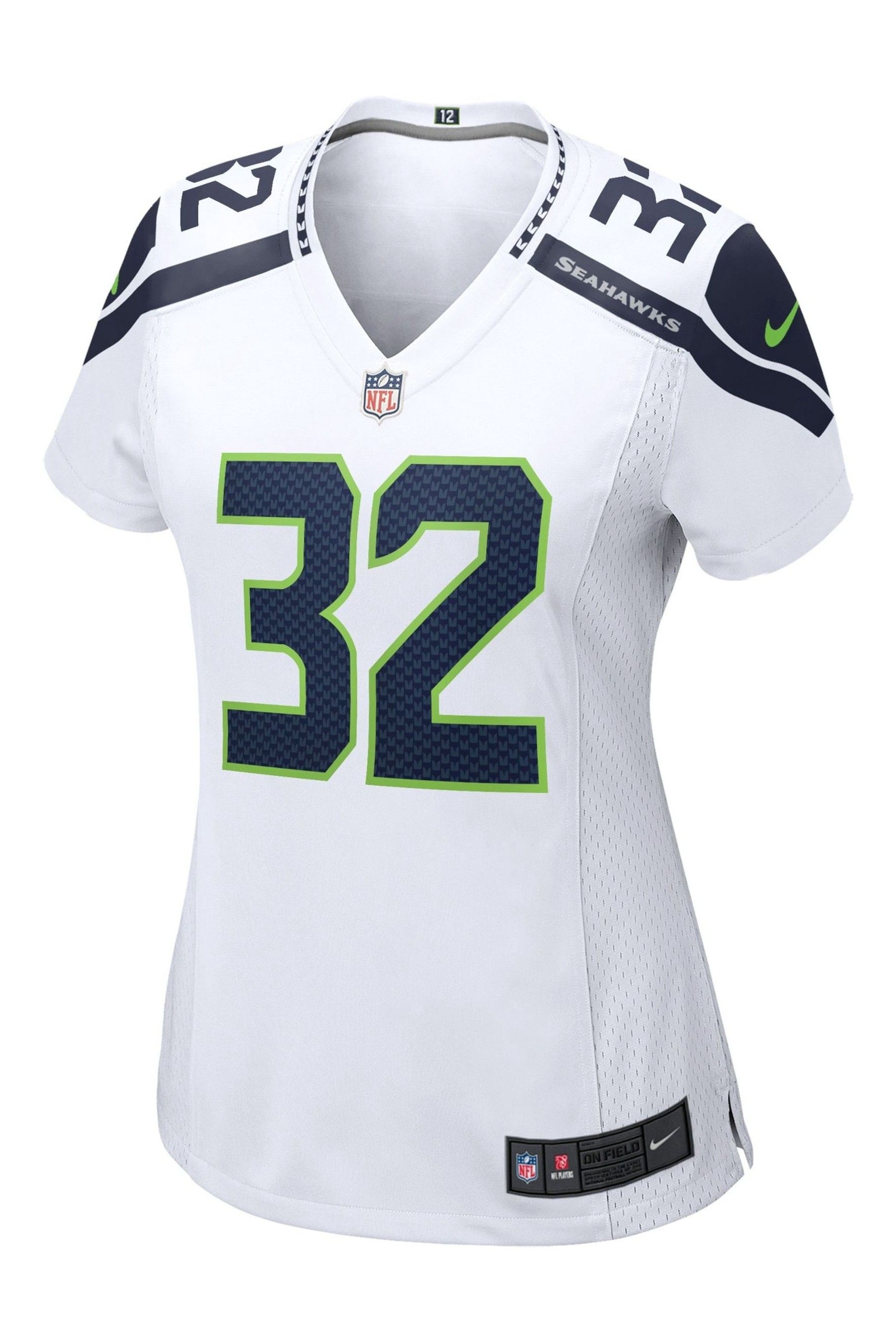 Chris carson deals white jersey