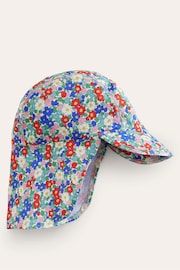 Boden Blue Printed Sun-Safe Swim Hat - Image 2 of 3