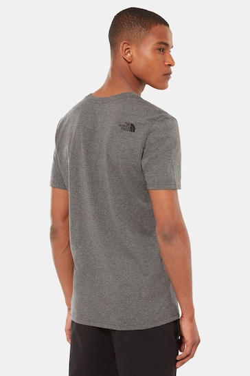 The North Face Grey Simple Dome Short Sleeve T-Shirt
