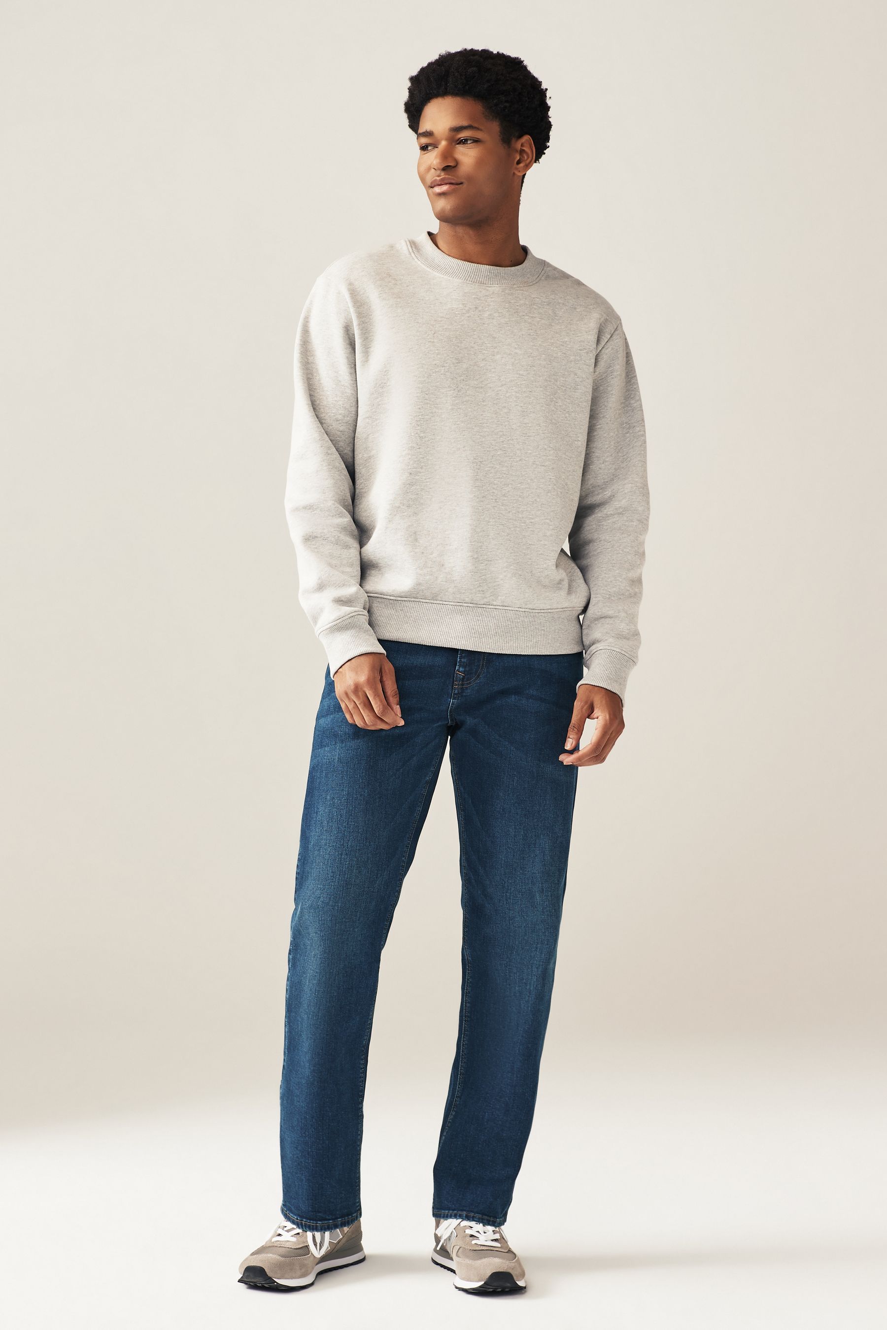 Buy Blue Mid Classic Stretch Jeans from the Next UK online shop