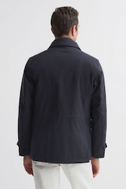 Reiss Navy Ellis Military Inspired Field Jacket - Image 5 of 5