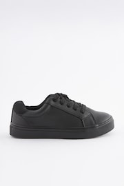 Black School Lace-Up Shoes - Image 2 of 6