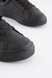 Black School Lace-Up Shoes - Image 3 of 6