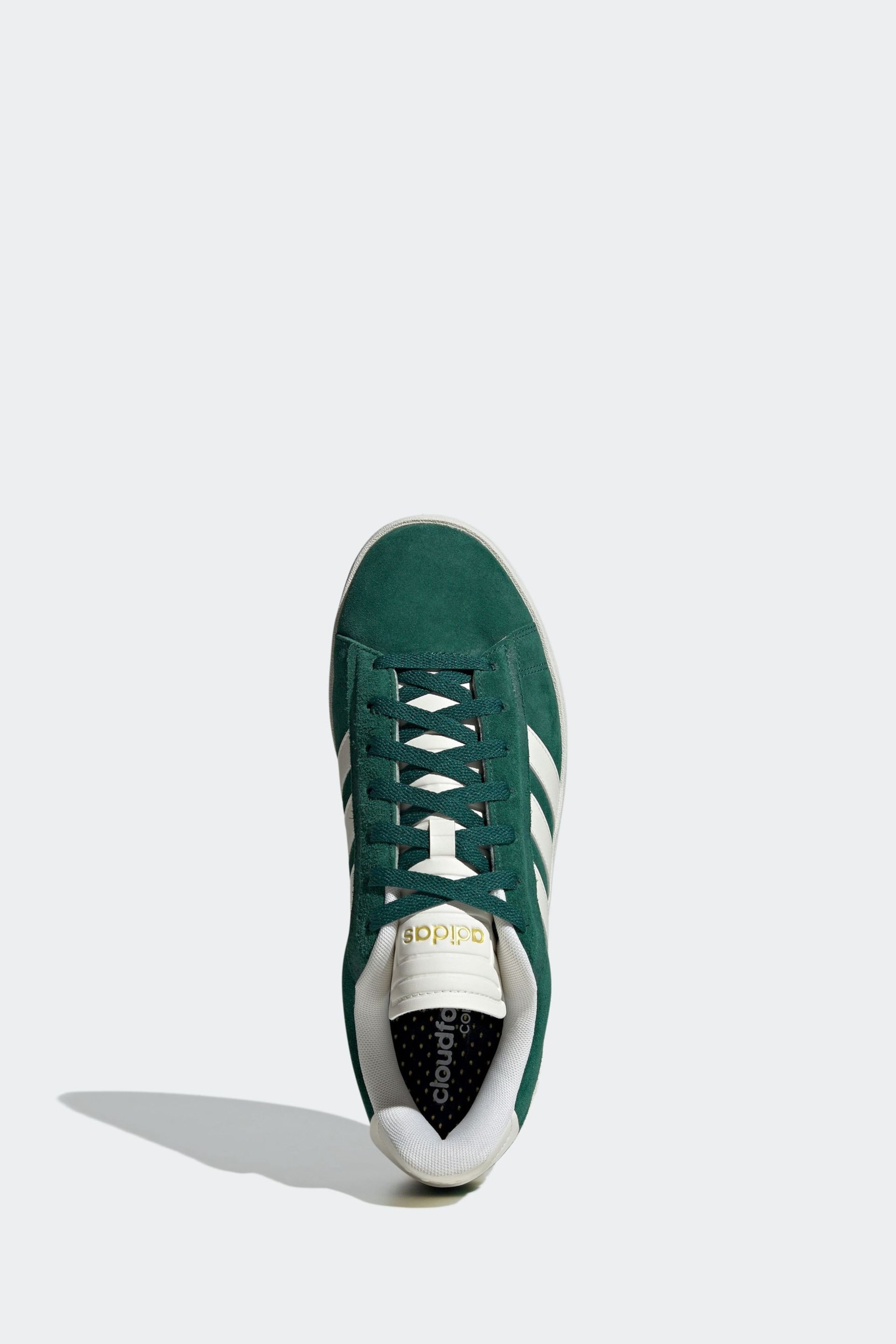 adidas Green/White Sportswear Grand Court Alpha Trainers - Image 5 of 6