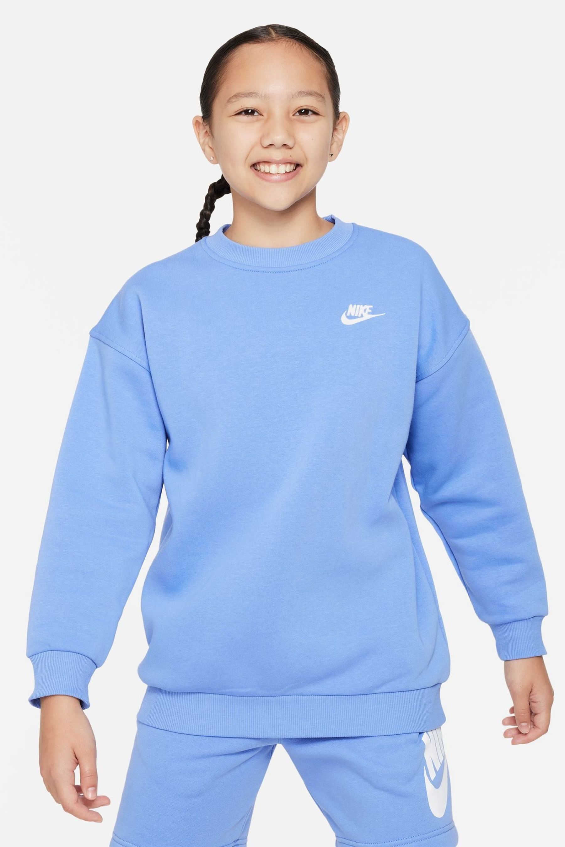 Long on sale fleece sweatshirt