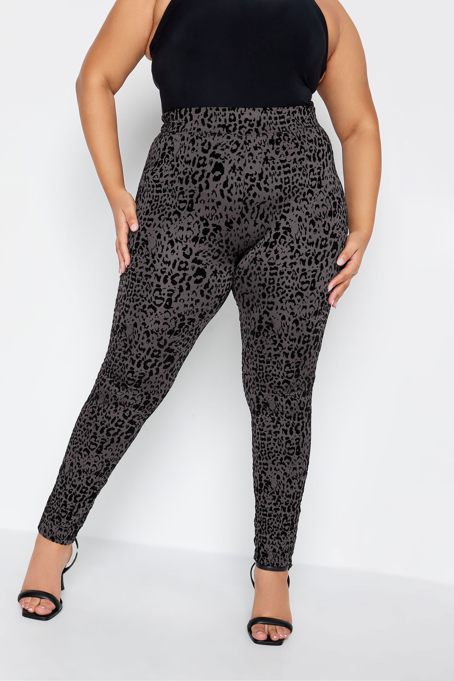 Grey leopard deals leggings
