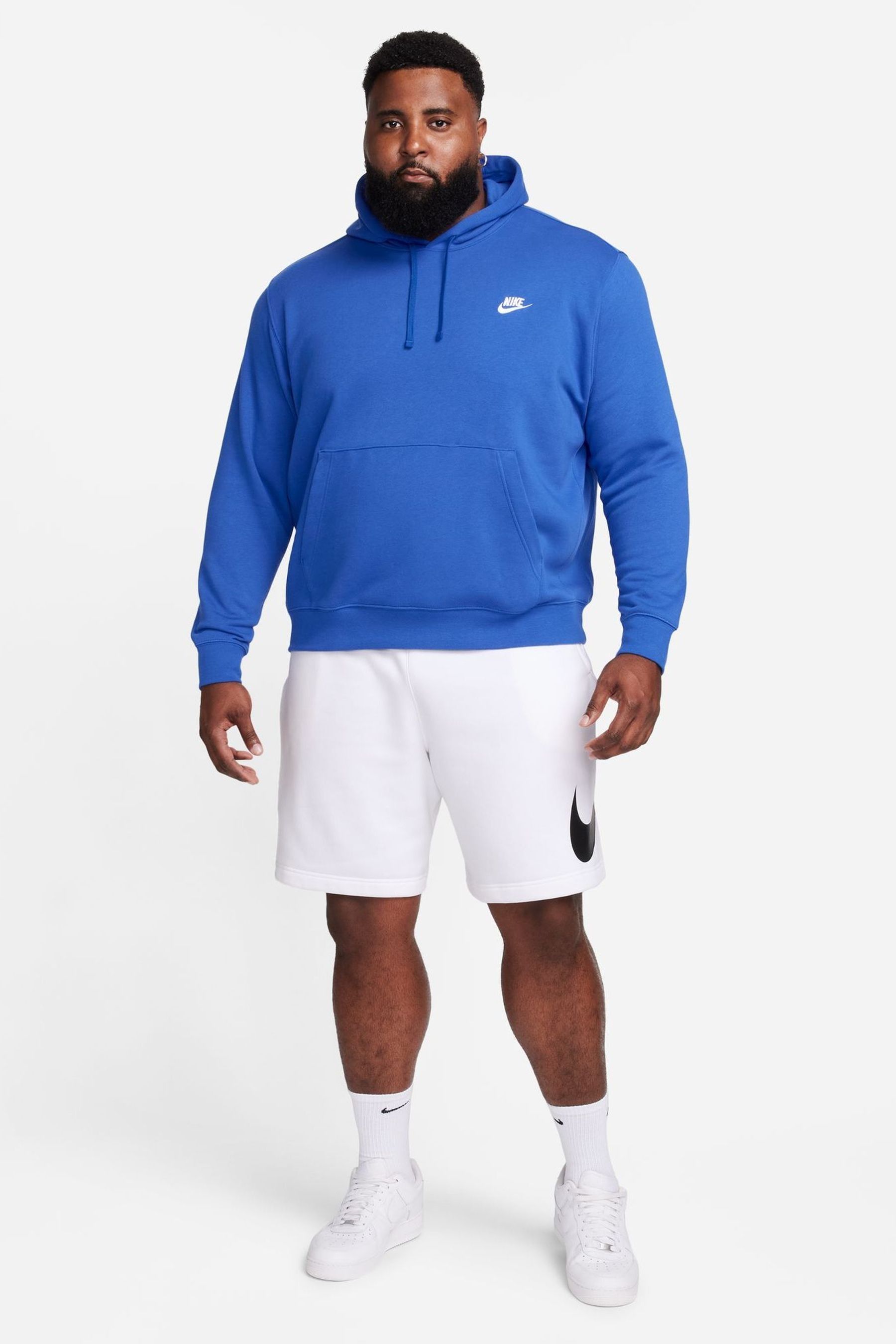 Royal blue pullover hoodie discount