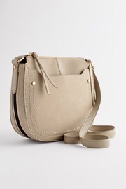 Bone Cream Saddle Cross-Body Bag - Image 4 of 12