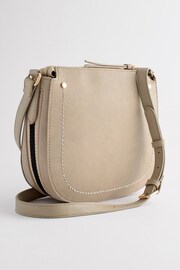 Bone Cream Saddle Cross-Body Bag - Image 5 of 12