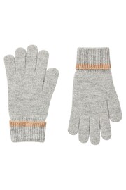 Joules Eloise Grey Knitted Gloves - Image 2 of 3