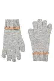 Joules Eloise Grey Knitted Gloves - Image 3 of 3