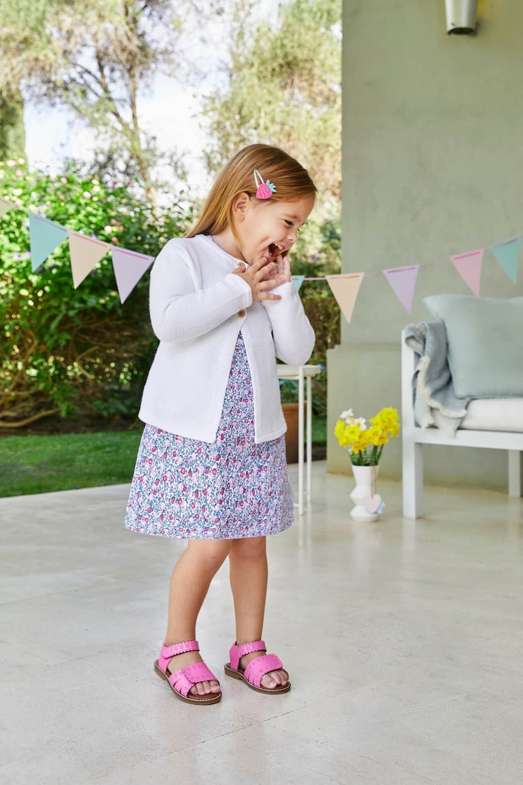 JoJo Maman Bébé White Cotton Cardigan - Image 1 of 5