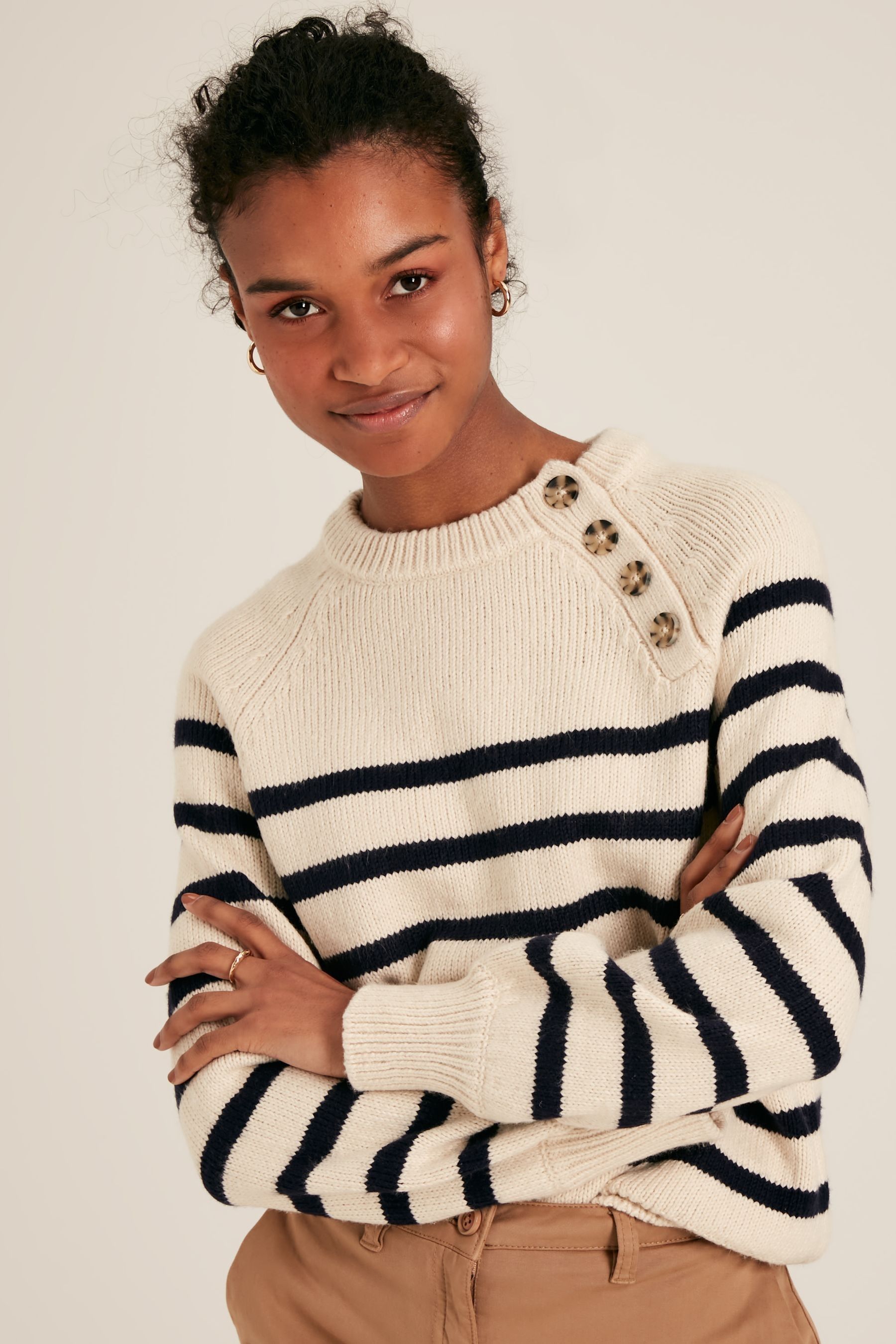 Joules striped jumper cheap