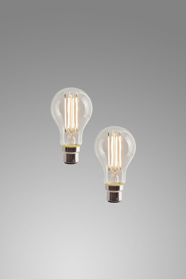2 Pack BC 8W LED GLS Light Bulbs