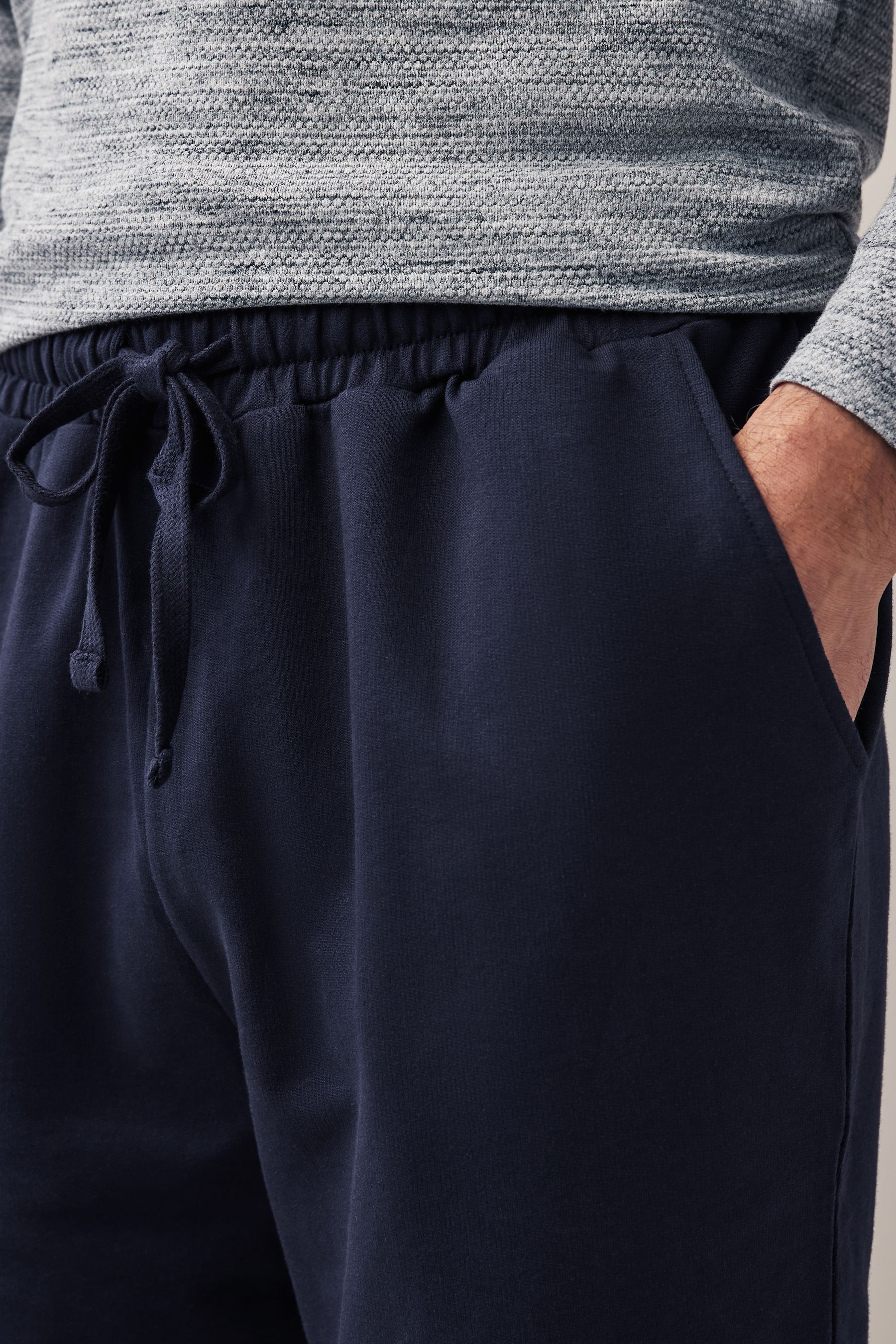 Buy Navy Blue Dark Grey Lightweight Joggers Shorts 2 Pack from Next United Arab Emirates