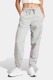 adidas Grey Sportswear All Szn Fleece Loose Joggers - Image 1 of 6