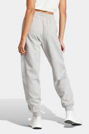 adidas Grey Sportswear All Szn Fleece Loose Joggers - Image 2 of 6