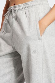 adidas Grey Sportswear All Szn Fleece Loose Joggers - Image 4 of 6